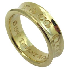TIFFANY & Co. 18K Gelbgold 6mm 1837 Ring 6