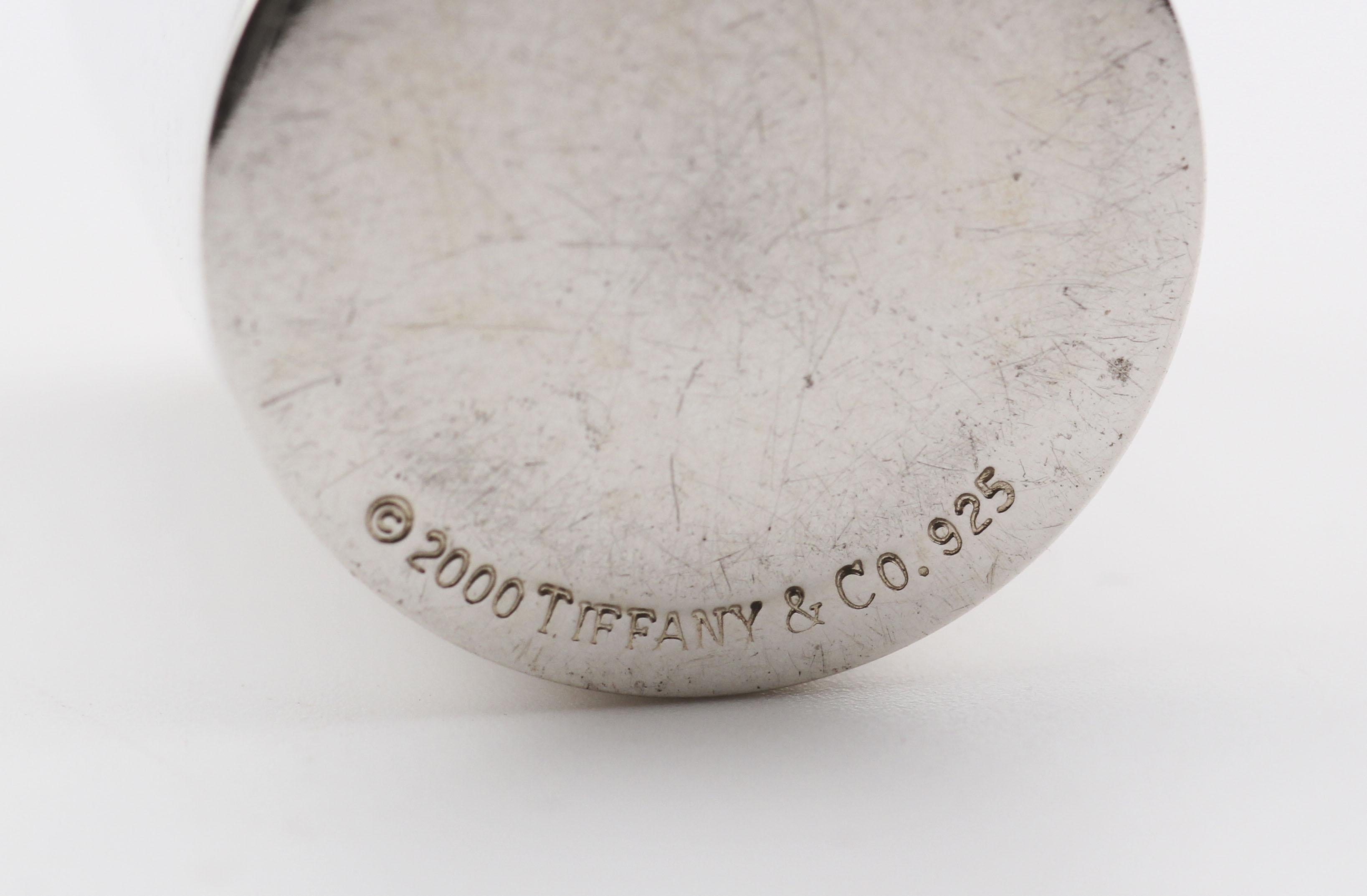 Tiffany & Co. 1837 925 Sterling Silver Screw Top Pill Box Case 6