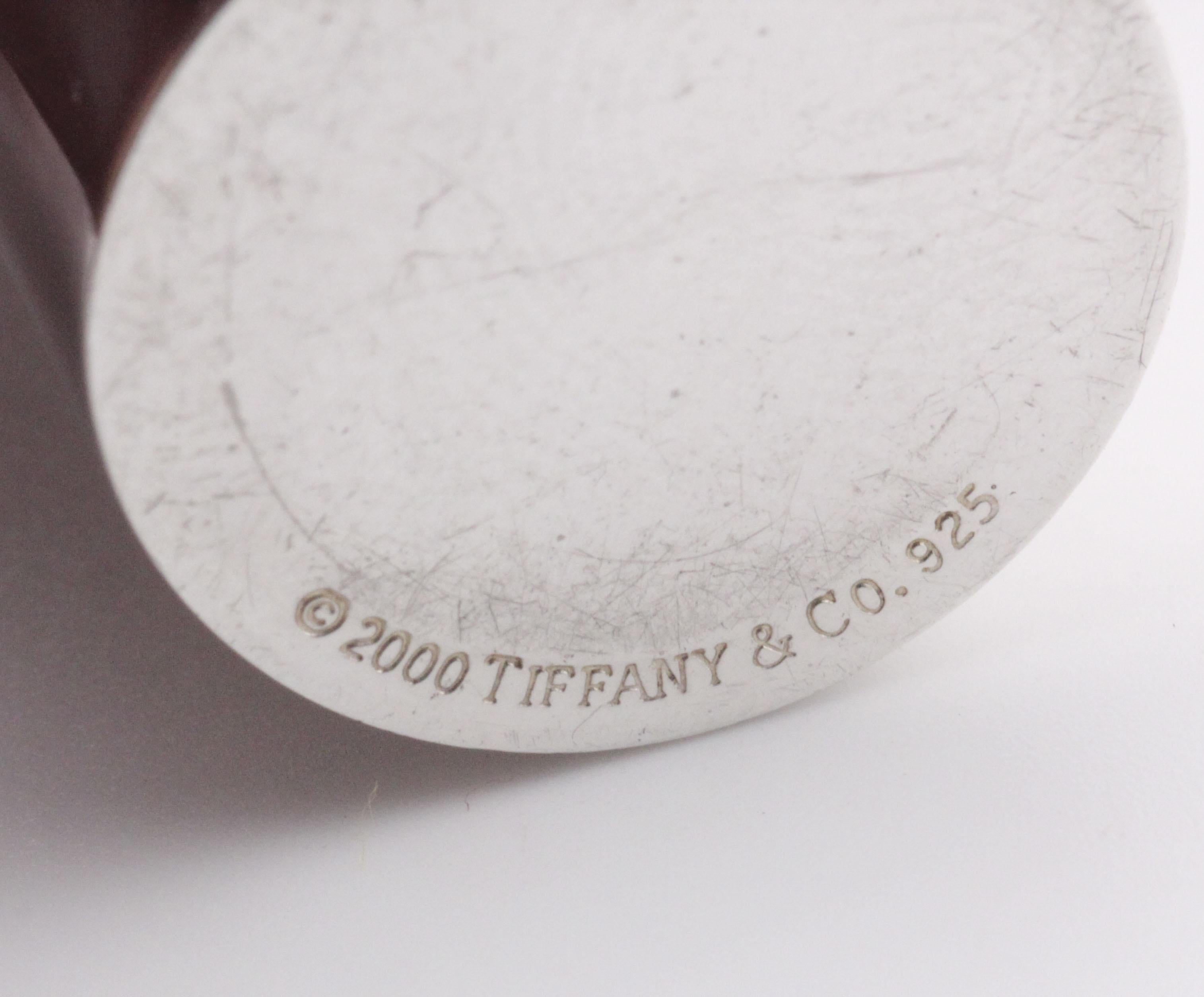 Women's or Men's Tiffany & Co. 1837 925 Sterling Silver Screw Top Pill Box Case