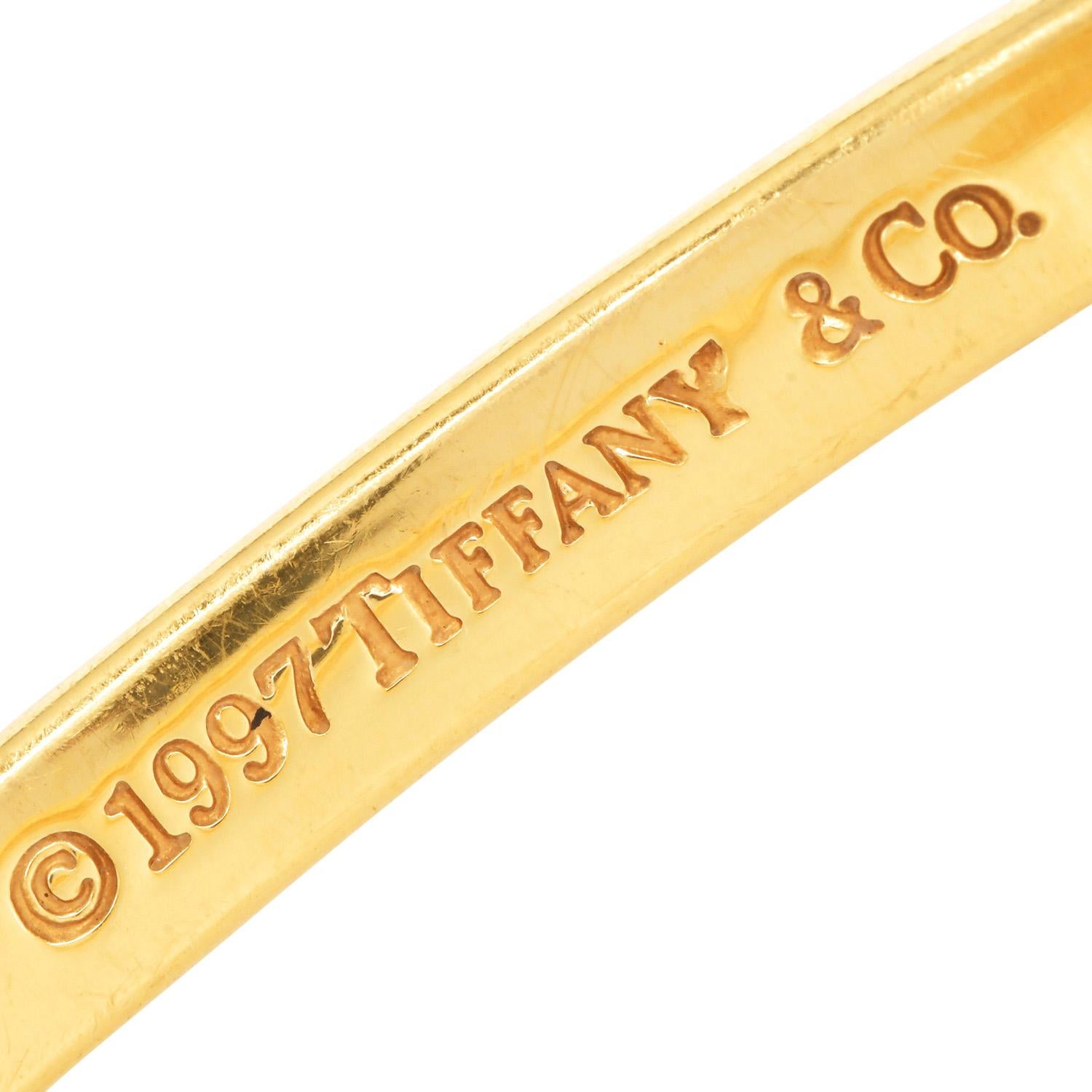 Tiffany & Co. 1837 Collection S S en or jaune 18 carats Bracelet classique en vente 4