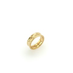 Tiffany & Co. 1837 Collection Engraved 18K Gold Ring