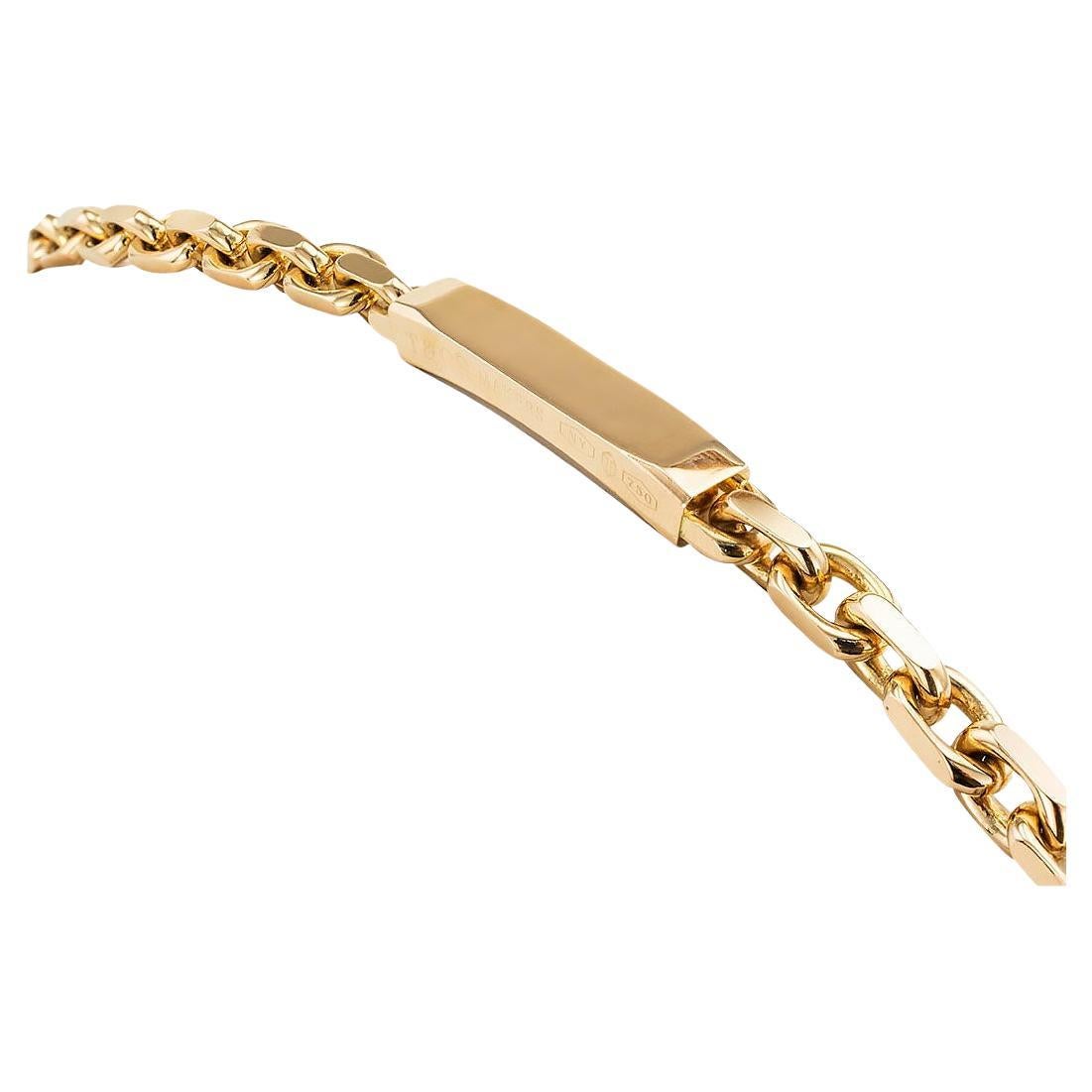 Gold Tiffany and Co. ID Bracelet For Sale at 1stDibs | tiffany id ...