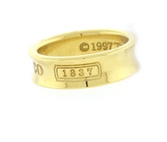 Tiffany & Co. 1837 Gold Band-Ring