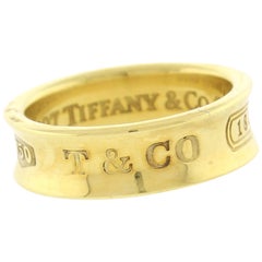 Vintage Tiffany & Co. 1837 Gold Band-Ring