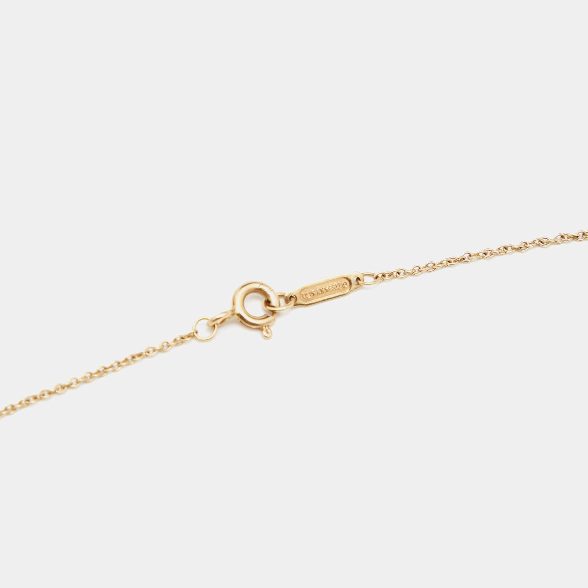 Women's Tiffany & Co. 1837 Interlocking Circles 18k Yellow Gold Necklace