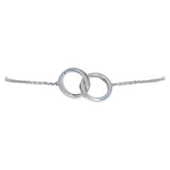 Tiffany & Co. 1837 Ineinandergreifendes Kreisarmband aus Sterlingsilber 925, verstellbar, Tiffany & Co.