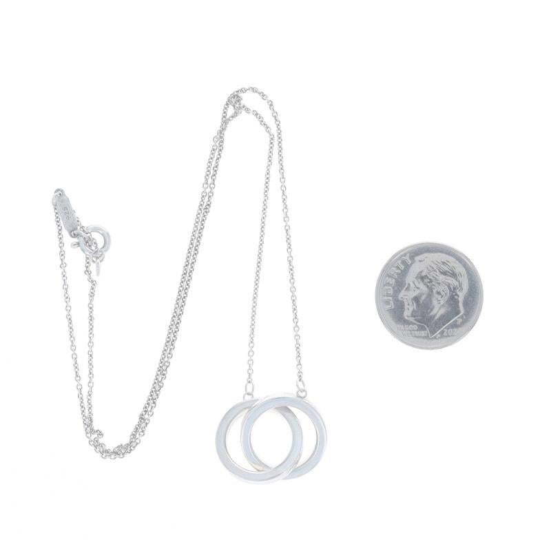 Tiffany & Co. 1837 Interlocking Circles Necklace 16