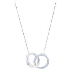 Tiffany & Co. 1837 Interlocking Circles Necklace 16" - Sterling Silver 925