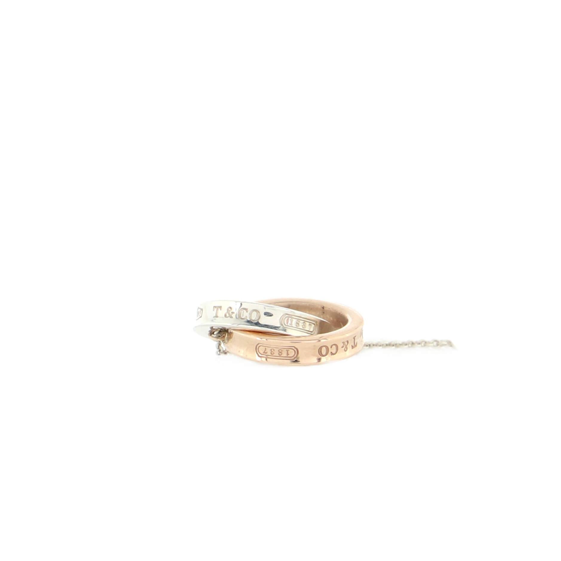 tiffany interlocking circles pendant
