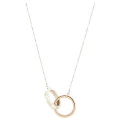 Tiffany & Co. 1837 Interlocking Circles Pendant Necklace Sterling Silver