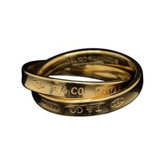 Tiffany & Co. '1837' Interlocking Circles Ring 18 Karat Yellow Gold