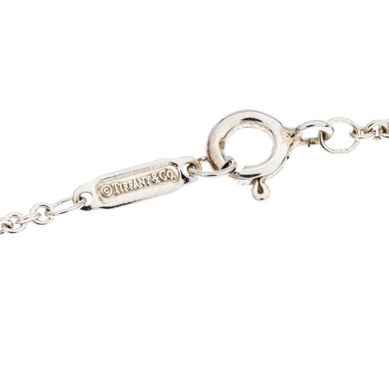Tiffany and Co. 1837 Interlocking Circles Silver Pendant ...