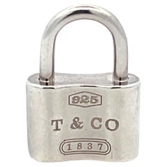 Tiffany & Co. 1837 Lock Box Pendant in Sterling Silver