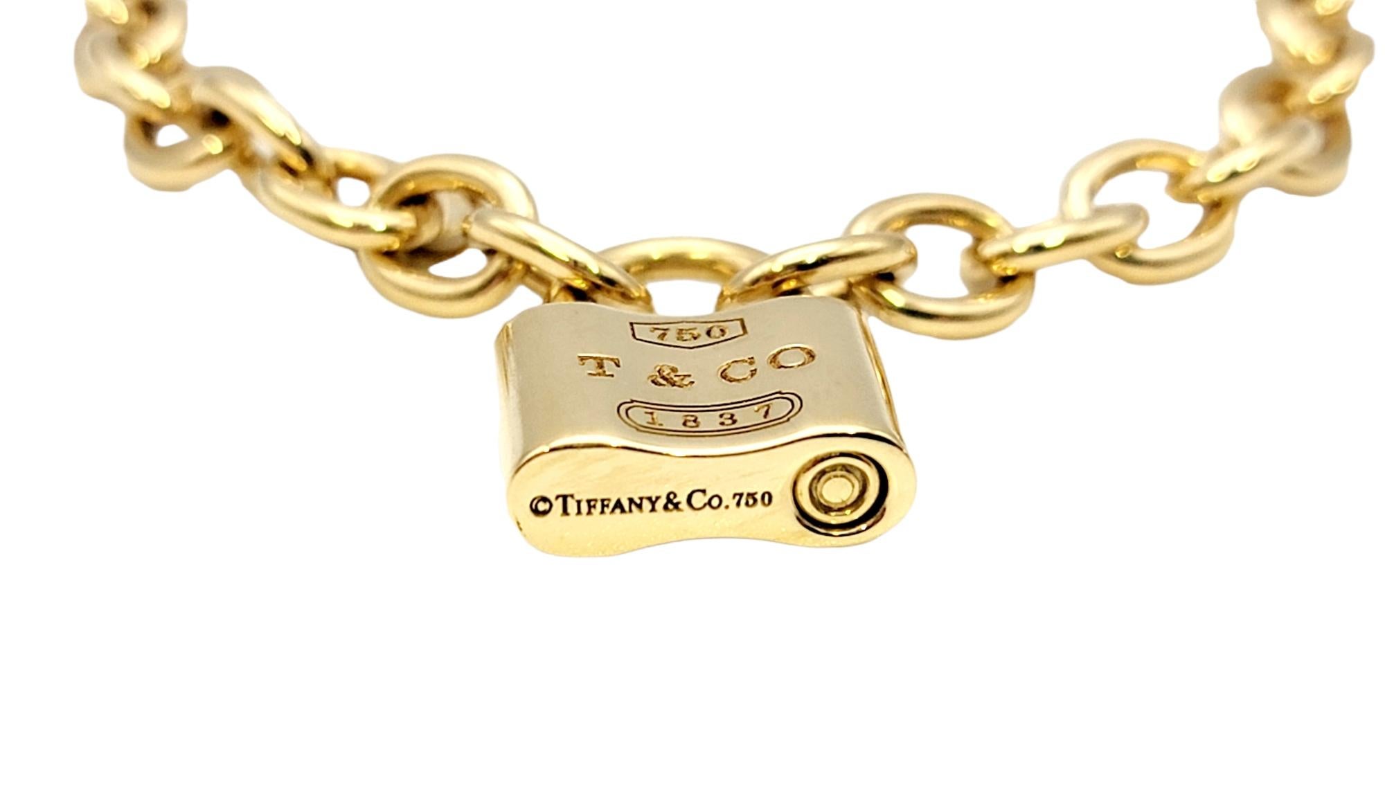 tiffany and co lock bracelet