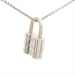 Tiffany & Co. 1837 Lock Pendant Necklace Silver