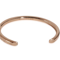 Tiffany & Co. 1837 MAKERS Narrow Cuff Bracelet in 18K Rose Gold