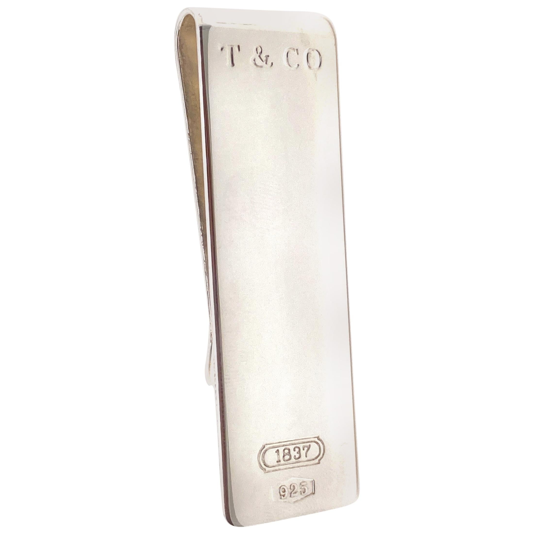 Tiffany & Co. 1837 Makers Narrow Money Clip in Sterling Silver