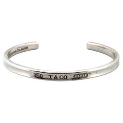 Tiffany & Co. 1837 Narrow Cuff Bracelet in Sterling Silver