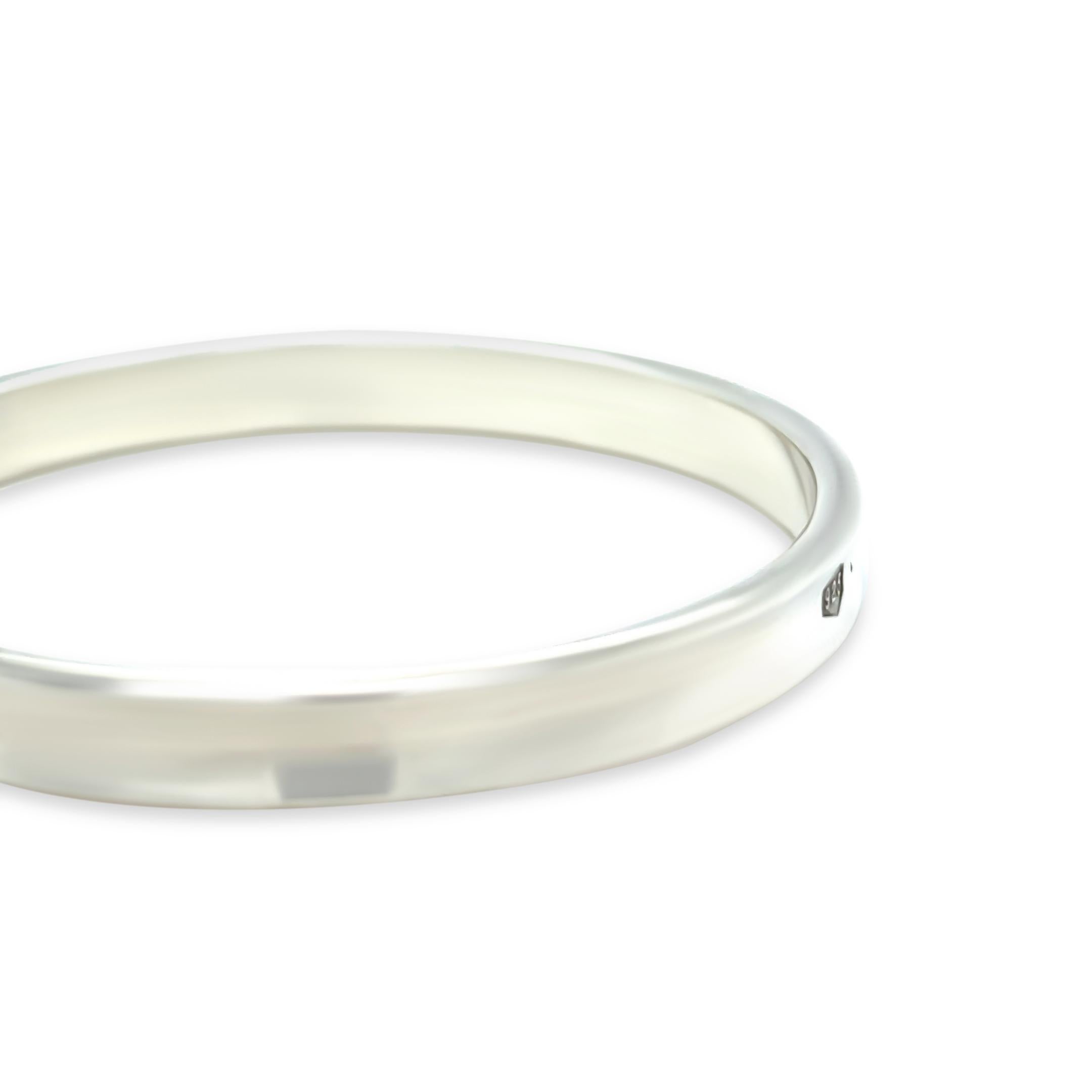Tiffany & Co. 1837 Narrow Sterling Silver Bracelet 34.15g im Angebot 2