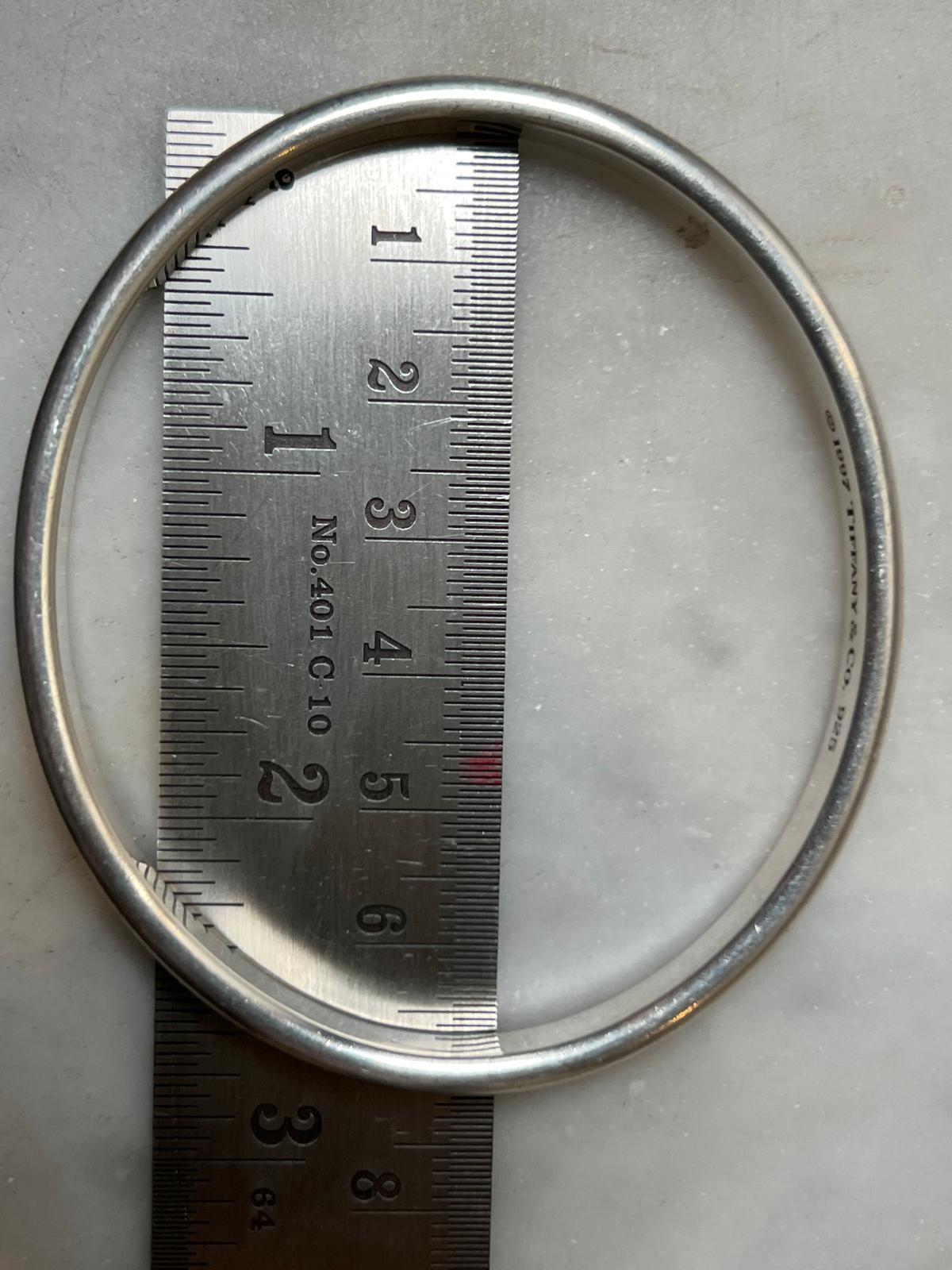 Tiffany & Co. 1837 Narrow Sterling Silver Bracelet 34.15g im Angebot 3