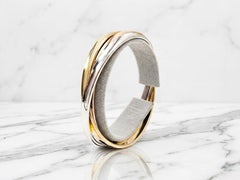Tiffany & Co. 1837 Rolling Bangle Bracelet 18K Gold and Sterling Silver