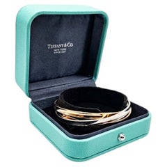 Tiffany & Co. 1837 Rolling Bangle Bracelet 18K Gold and Sterling Silver