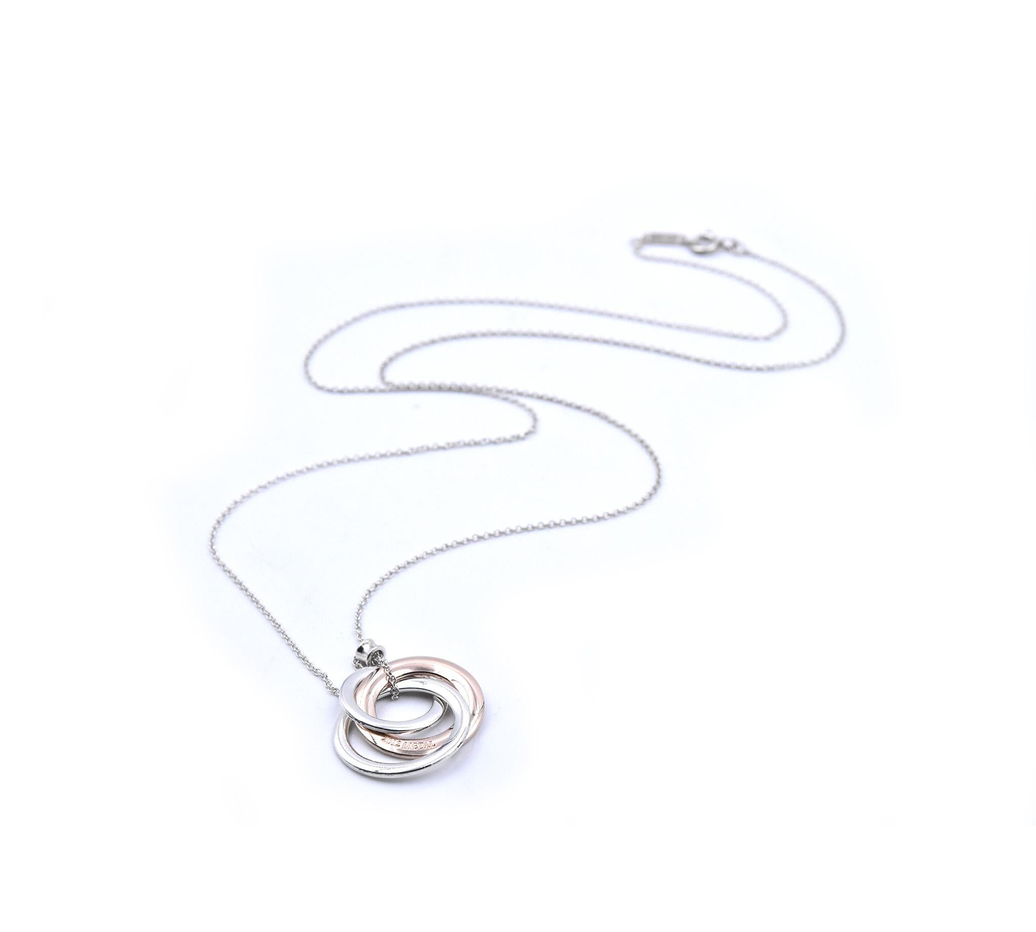 tiffany rubedo interlocking circles necklace
