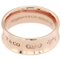 Tiffany & Co. 1837 Rubedo Metal Wide 2012 Ring Band