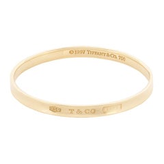 Tiffany & Co. ‘1837’ Solid Gold Bangle, circa 1997