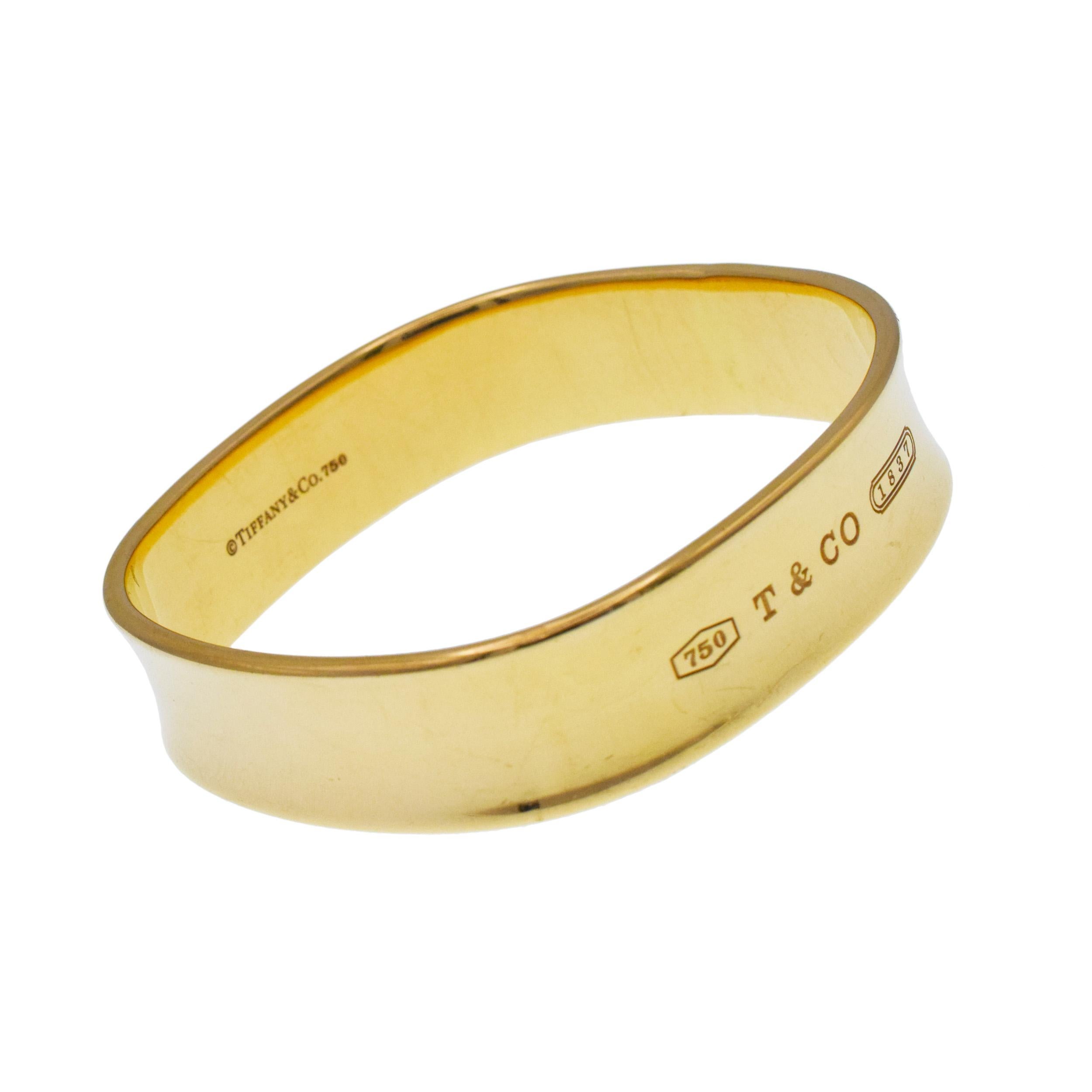 Tiffany & Co. 1837 Square Bangle Bracelet For Sale 1