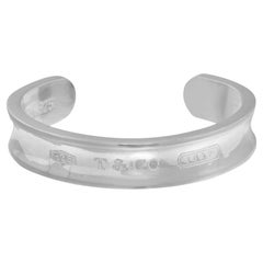 Tiffany & Co. 1837 Retro 1997 Cuff Bracelet 925 Sterling Silver