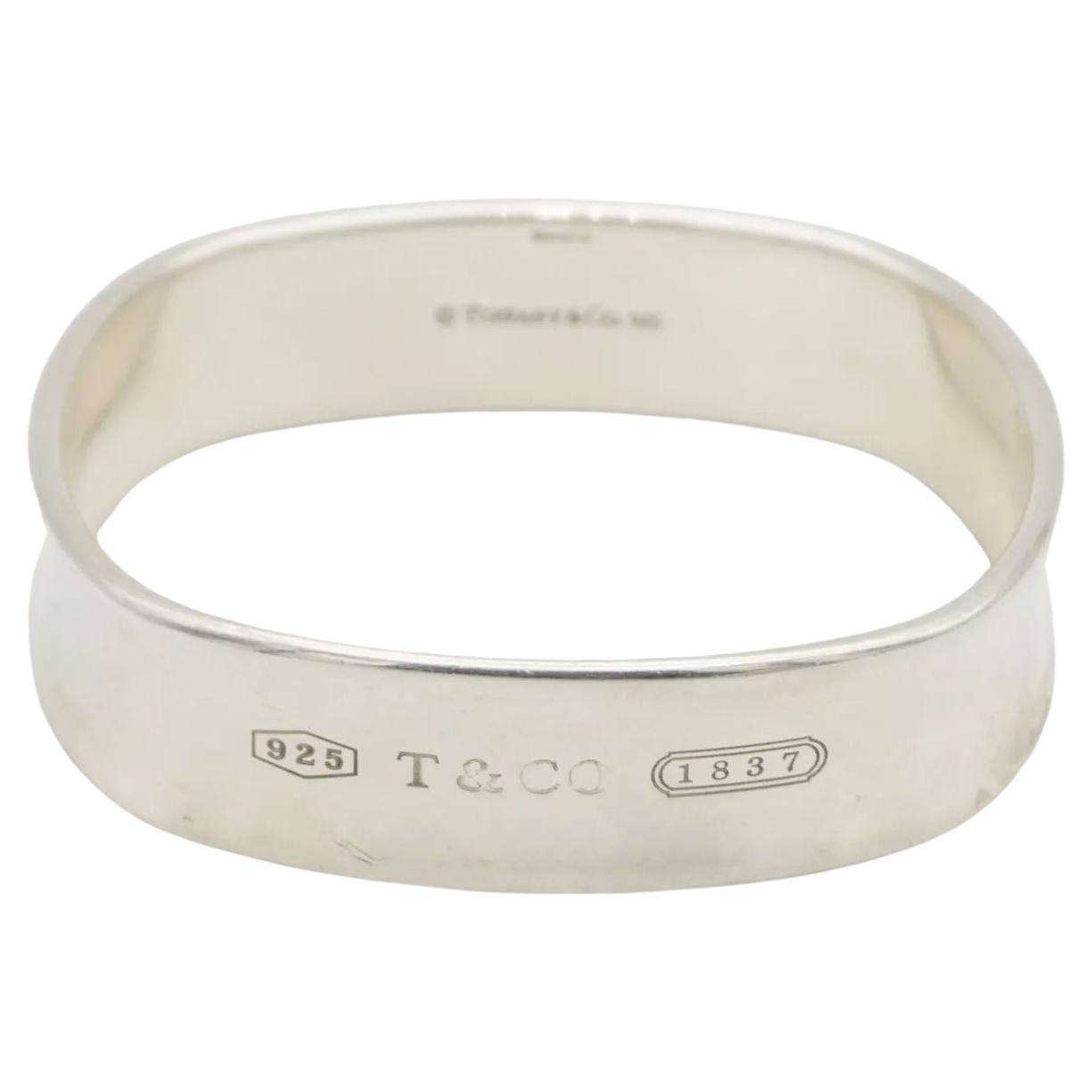 Tiffany & Co. 1837 Bracciale quadrato a cuscino d'epoca in argento 925