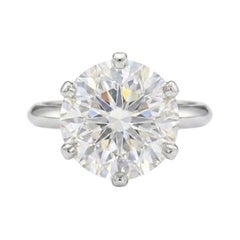 Tiffany & Co. 1.84 Carat Round Brilliant Diamond Platinum Solitaire Engagement