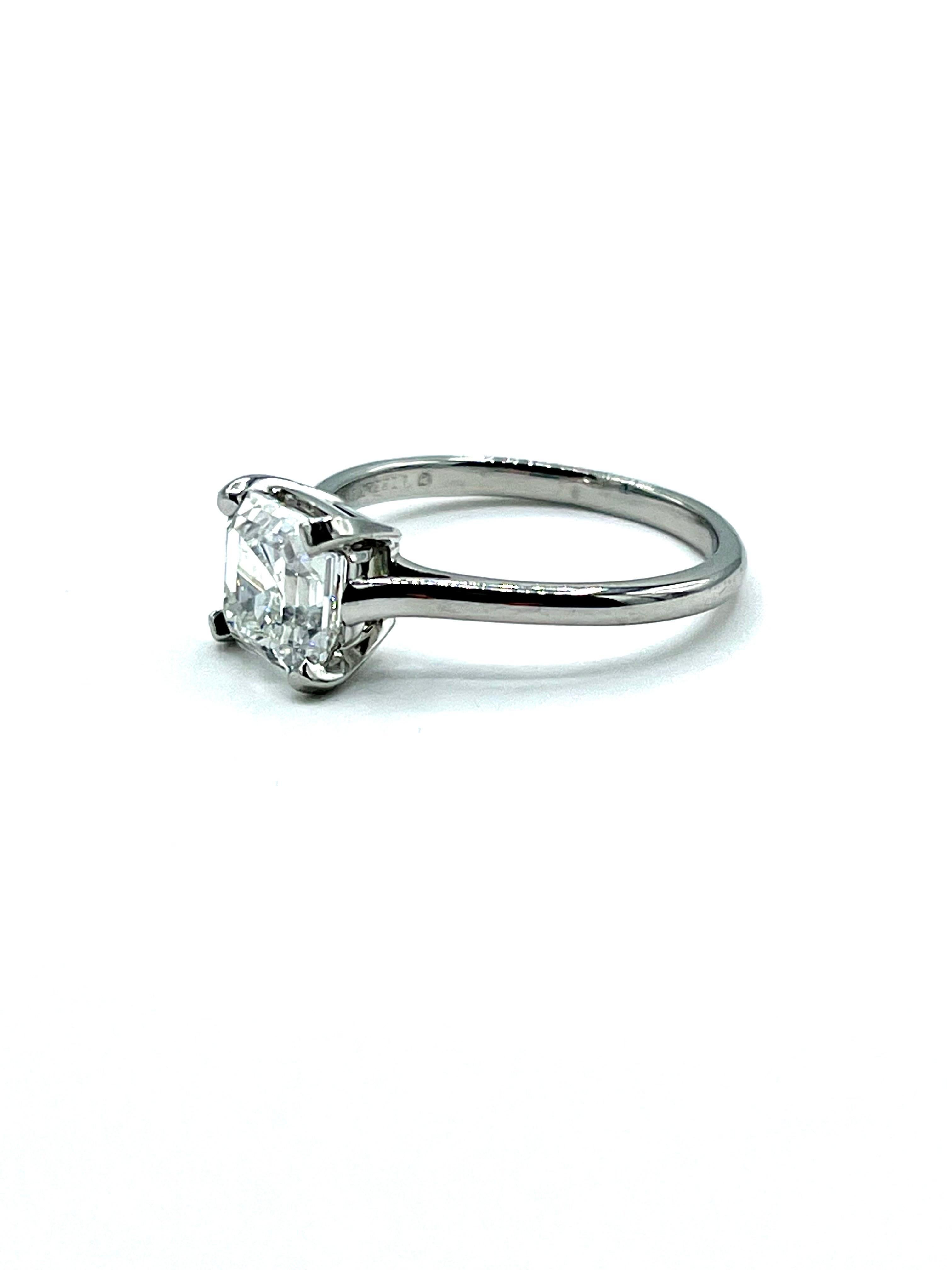 asscher cut engagement rings tiffany