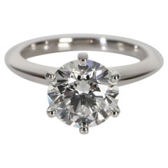 Tiffany & Co. Bague de fiançailles à diamants ronds et brillants de 1.86 ct