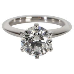Tiffany & Co. 1.86 ct Round Brilliant Diamond Engagement Ring