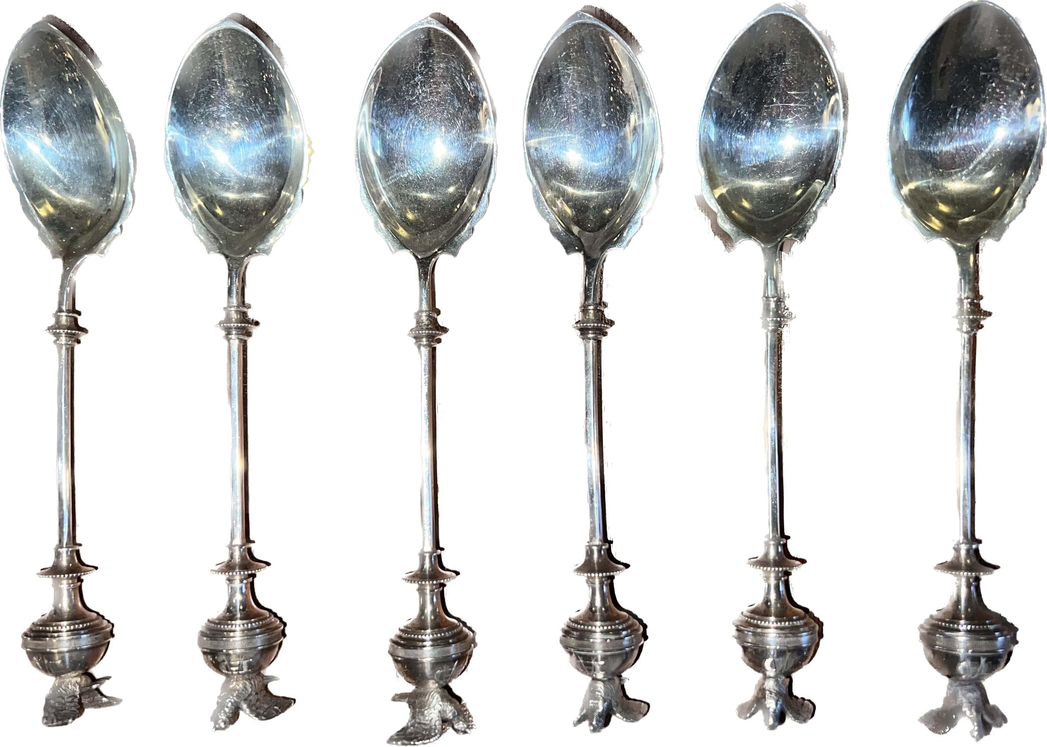 Mr. Giallo is opening his personal vault to sell a collection of his treasured antiques he's held on for so long.

ABOUT ITEM 
Tiffany & Co sterling silver 12 dessert spoons with matching serving server. Perfect for entertaining! A fabulous 12