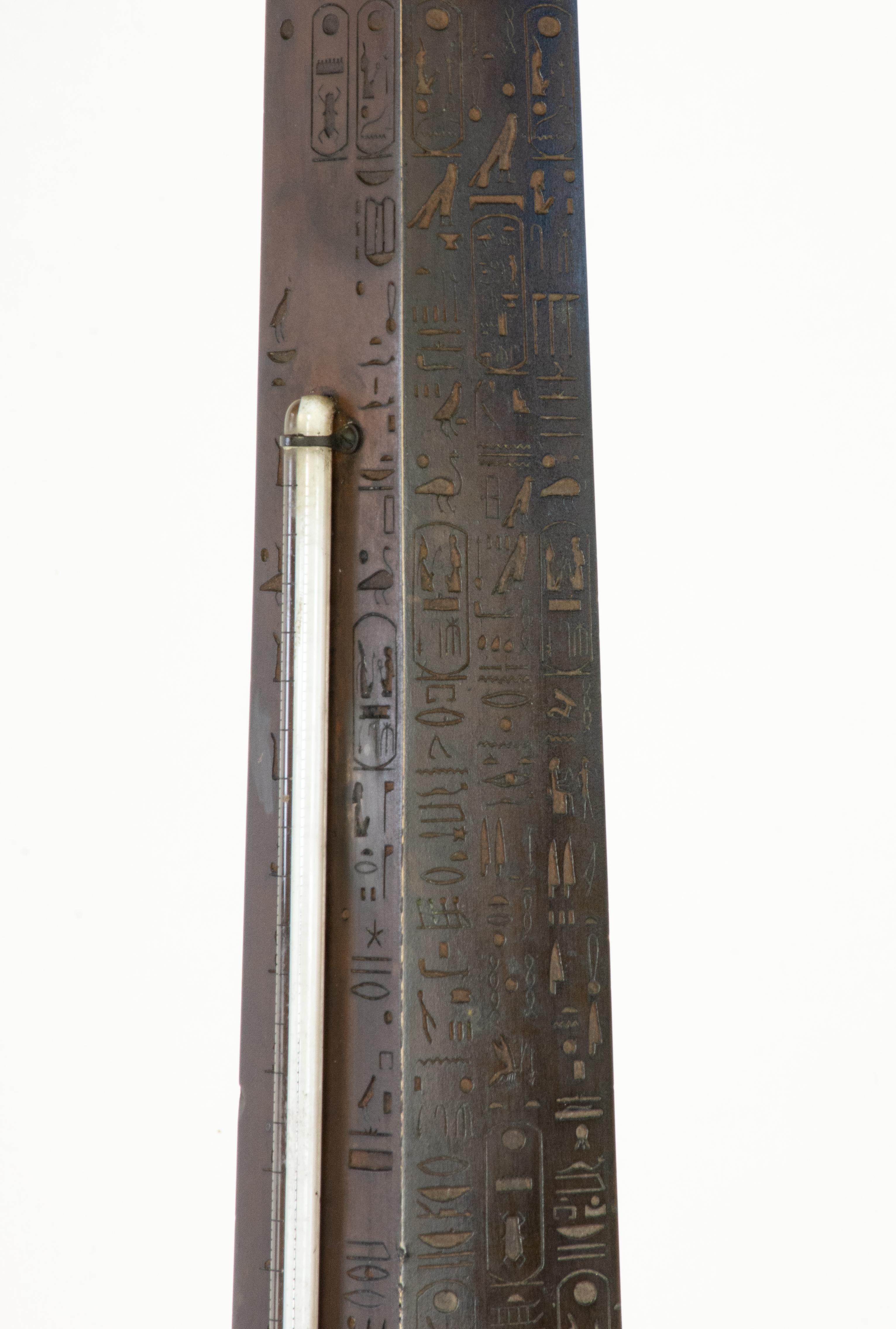 Tiffany & Co. 1881 Bronze Architectural Model of Cleopatra's Needle Obelisk, NY For Sale 4