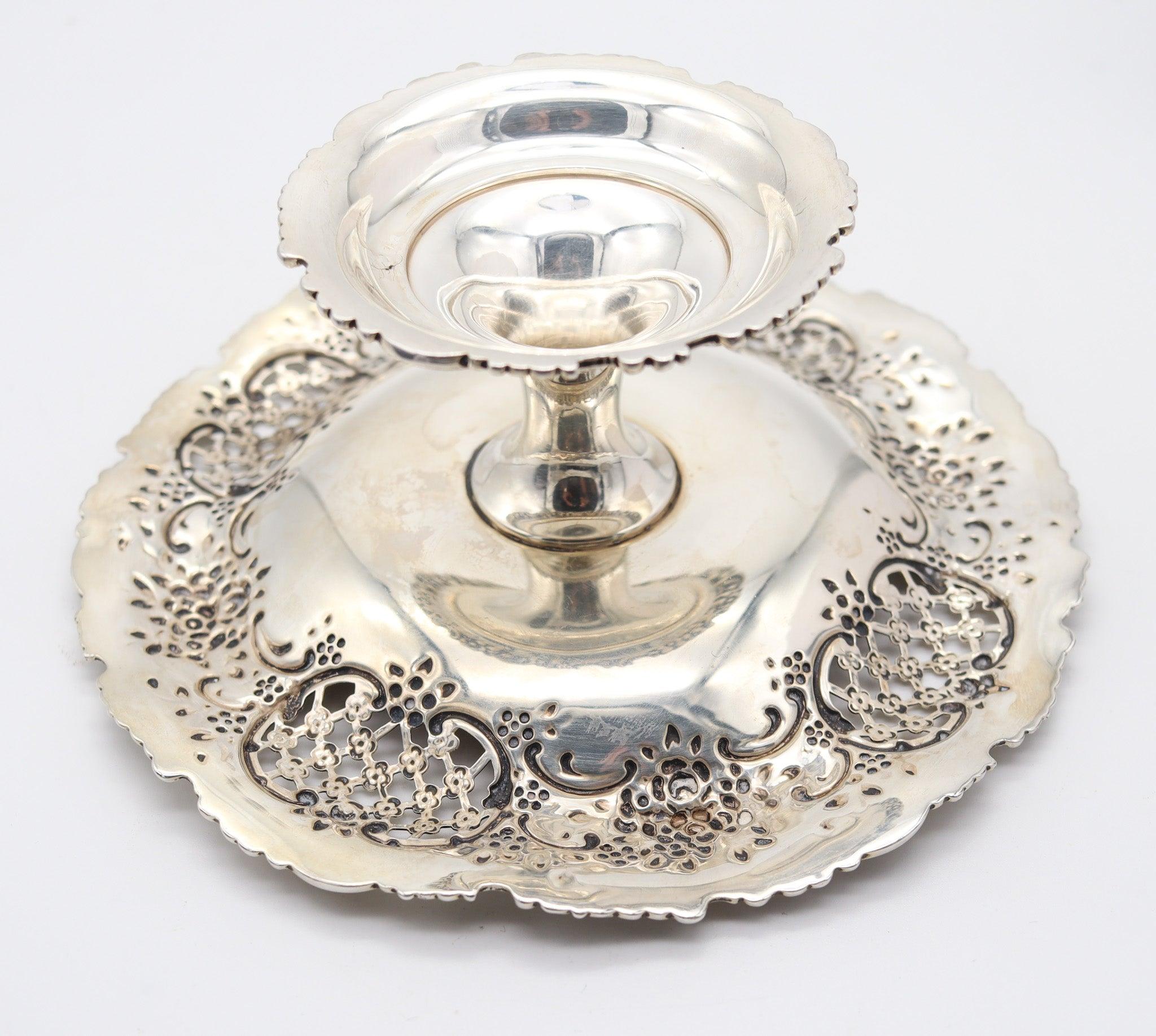 TIFFANY & CO 1895 Charles L. Tiffany English King Pattern Kompott in 925 Sterling (amerikanisch) im Angebot