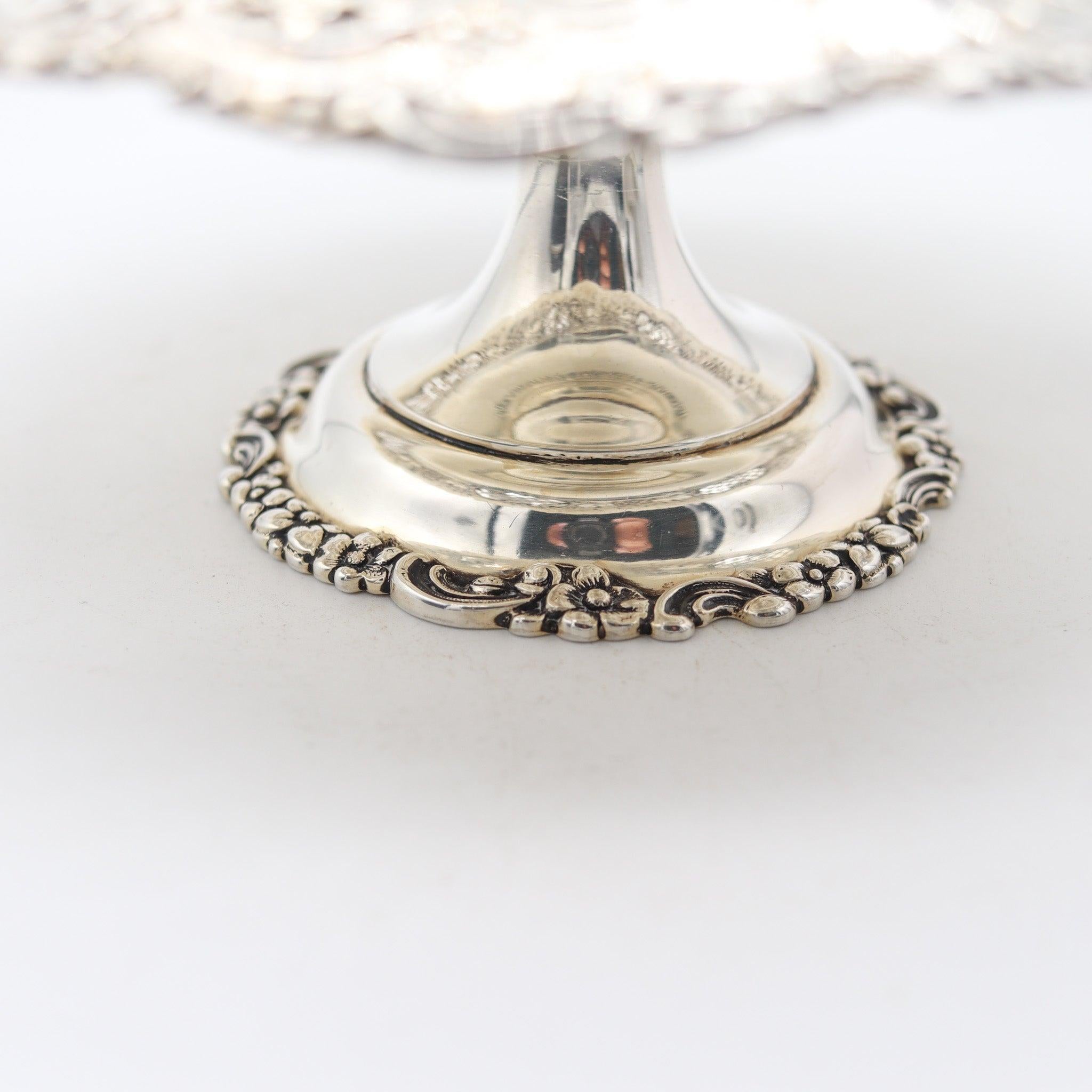 TIFFANY & CO 1895 Charles L. Tiffany English King Pattern Kompott in 925 Sterling (Handgefertigt) im Angebot