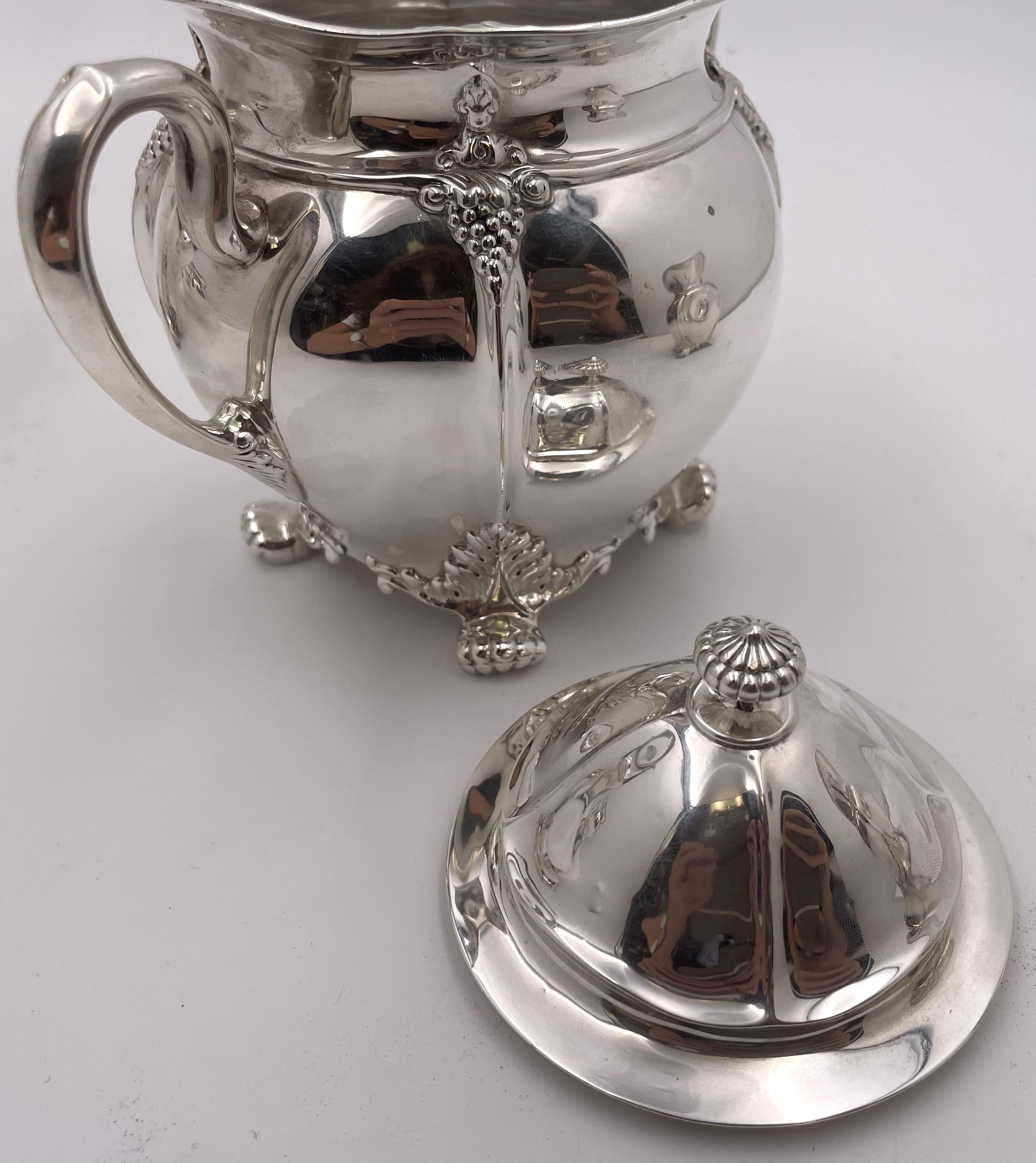 Tiffany & Co. 1896 Sterling Silver 5-Piece Tea & Coffee Set in Holly Pattern? For Sale 8