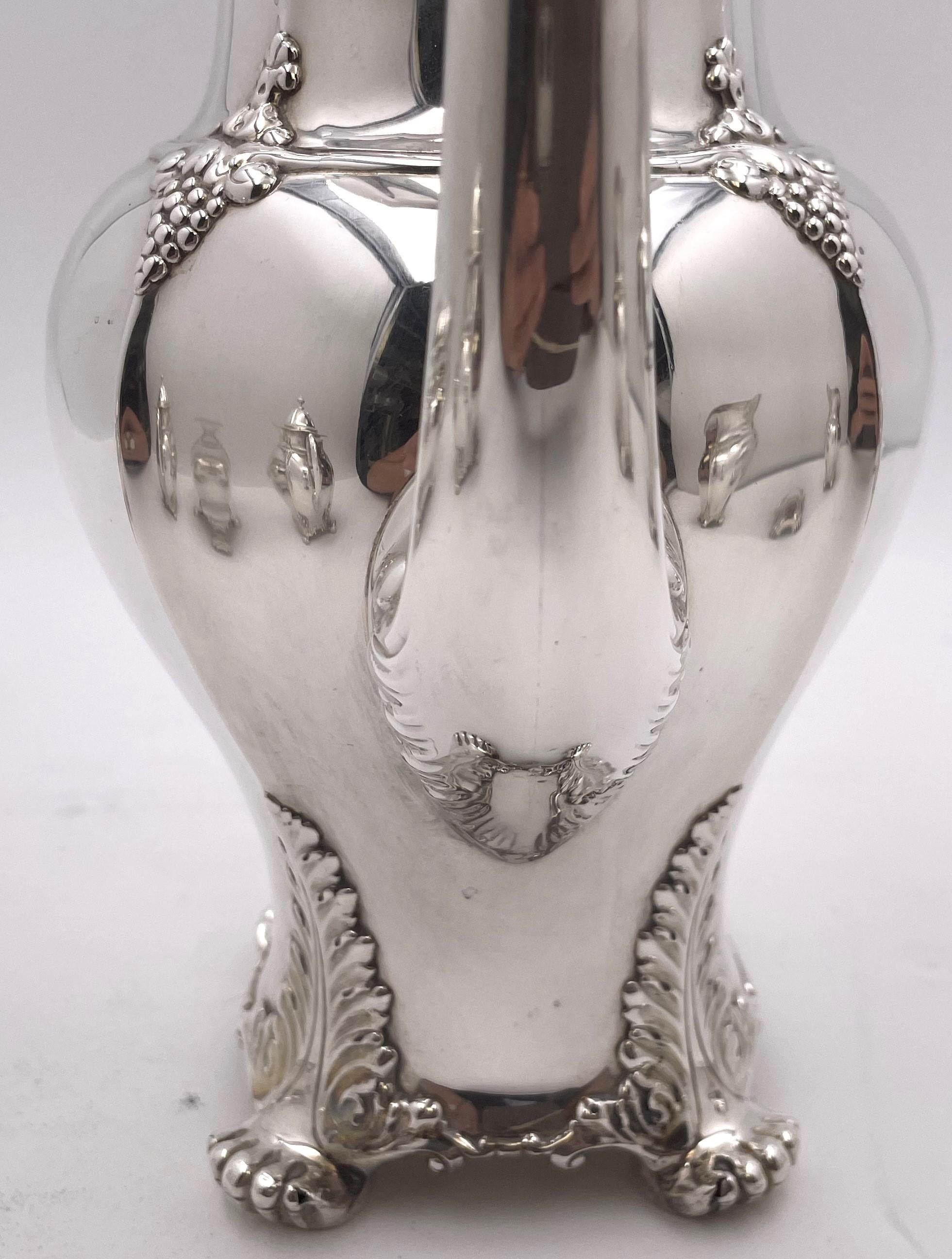 Tiffany & Co. 1896 Sterling Silver 5-Piece Tea & Coffee Set in Holly Pattern? In Good Condition For Sale In New York, NY