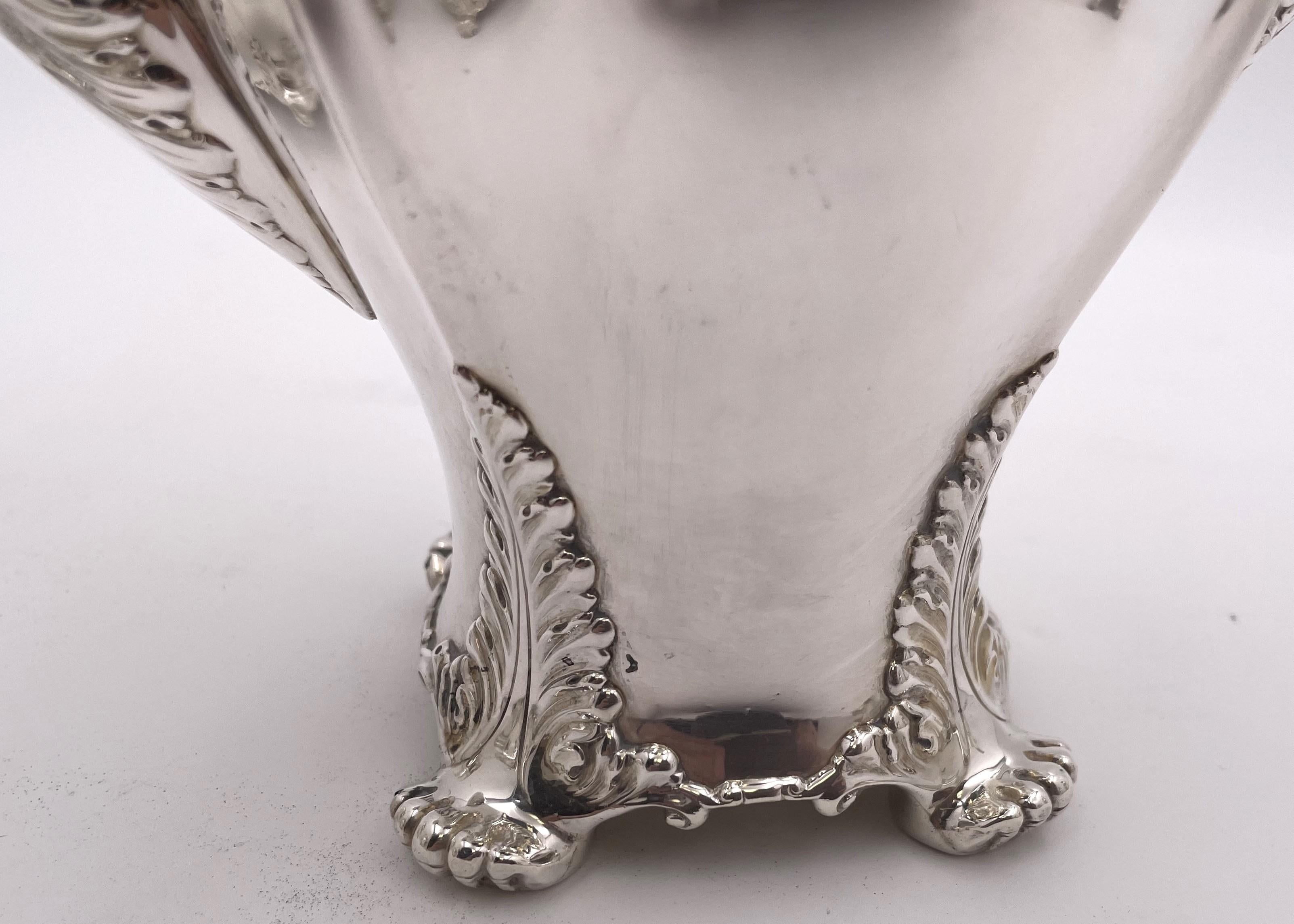 Tiffany & Co. 1896 Sterling Silver 5-Piece Tea & Coffee Set in Holly Pattern? For Sale 1