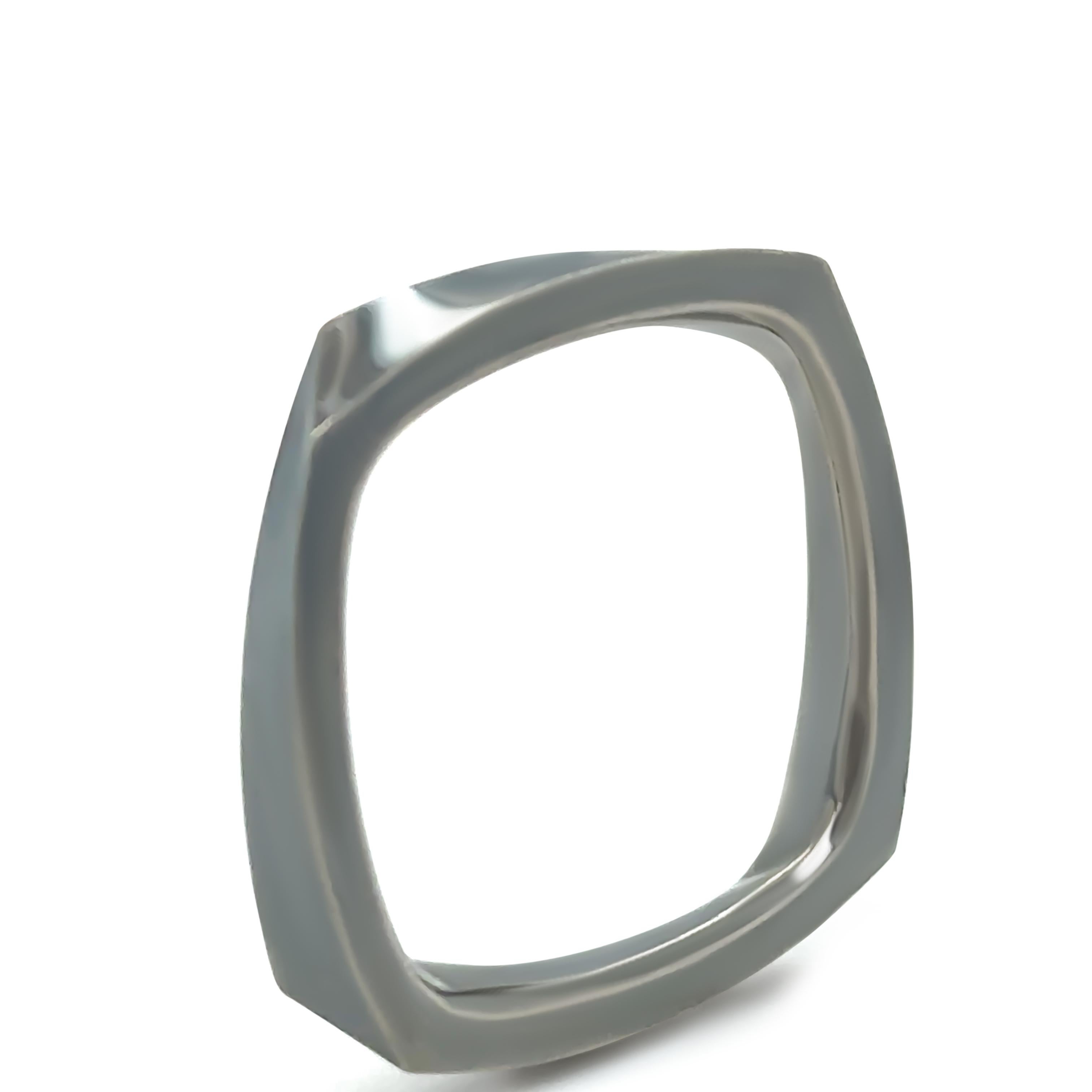 Tiffany & Co 18ct Black Gold Frank Gehry for Tiffany & Co Torque Ring 8.30g en vente 1