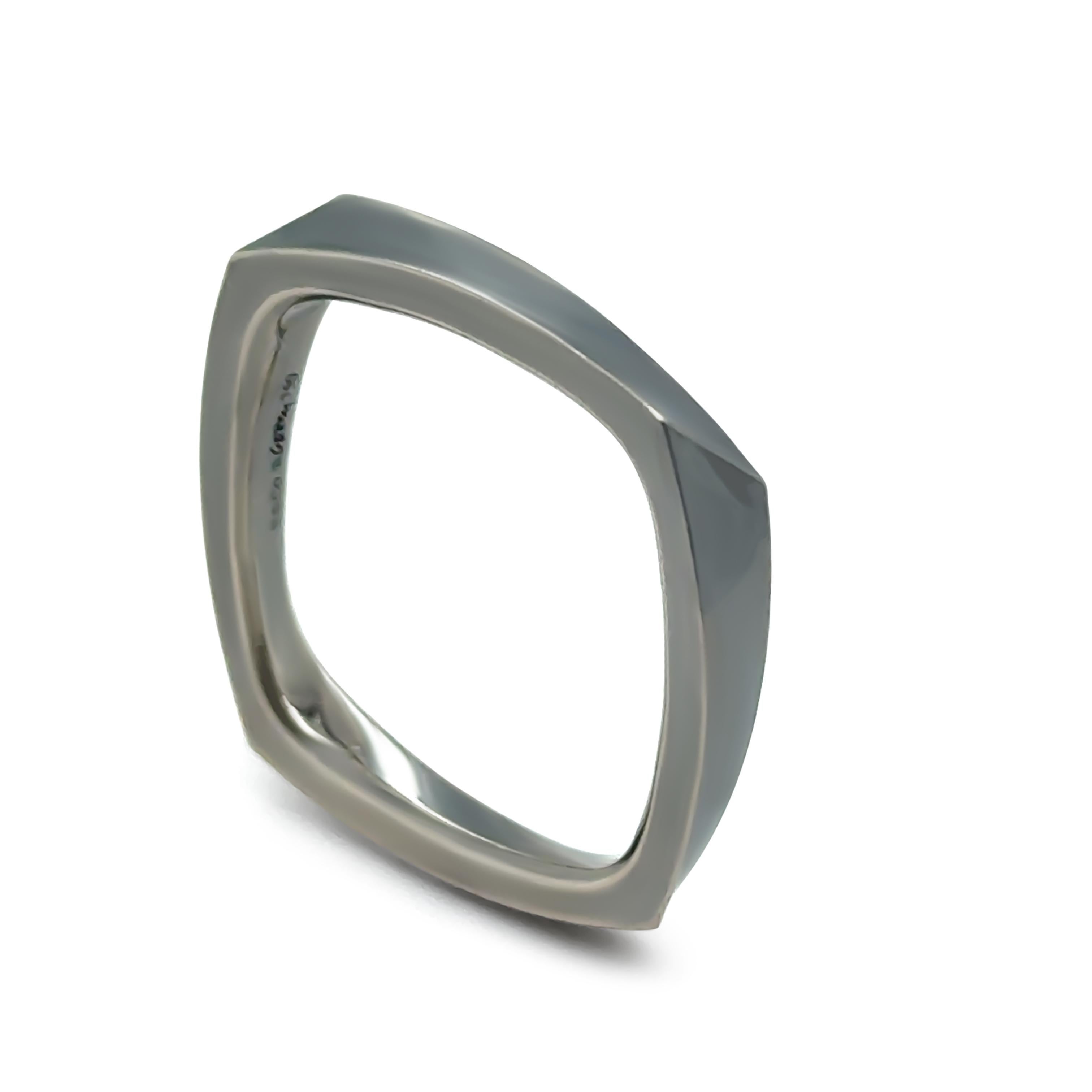 Tiffany & Co 18ct Black Gold Frank Gehry for Tiffany & Co Torque Ring 8.30g en vente 3