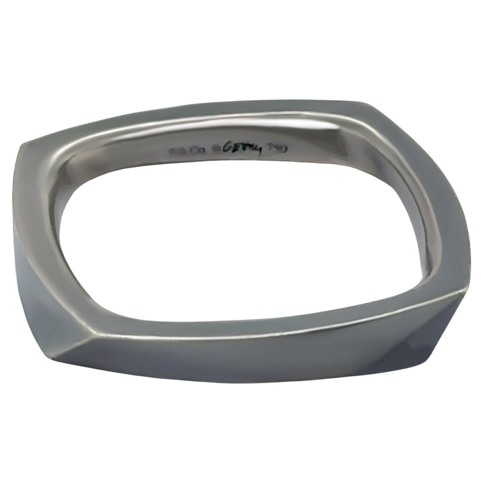 Tiffany & Co 18ct Black Gold Frank Gehry for Tiffany & Co Torque Ring 8.30g en vente
