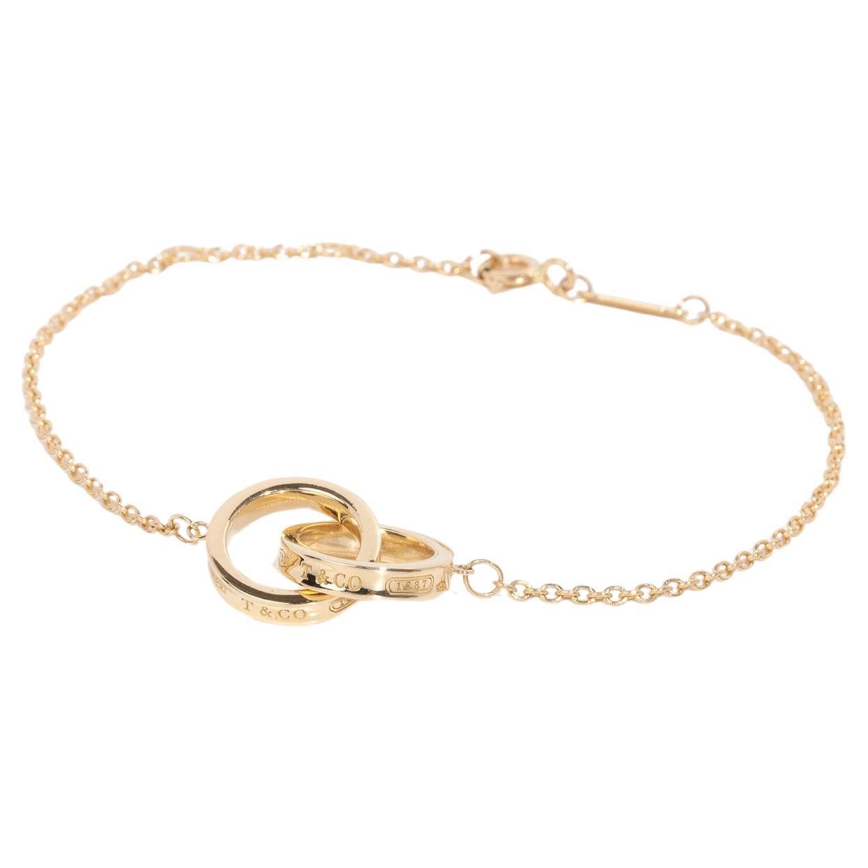 Tiffany & Co. 18ct Gold 1837 Interlocking Bracelet