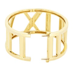Tiffany & Co. 18ct Gold Atlas Bangle, c.2003