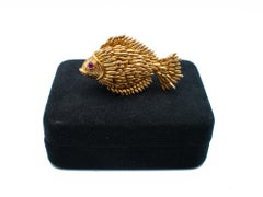 Tiffany & Co. 18ct Gold Fish Brooch