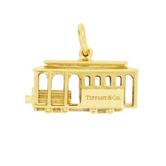 Tiffany & Co 18ct Gold Tram Charm